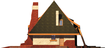 Michael - Projekt domu Mieszko - elewacja prawa