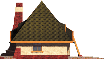 Michael - Projekt domu Mieszko - elewacja lewa