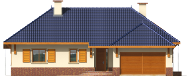 Luna G2 - Projekt domu Luna G2 - elewacja frontowa