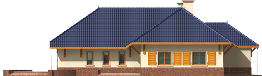 Luna G2 - Projekt domu Luna G2 - elewacja lewa