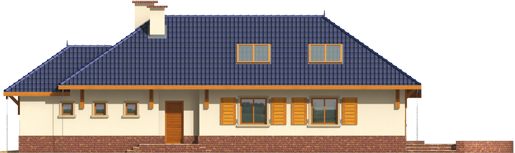 Luna G2 - Projekt domu Luna G2 - elewacja prawa