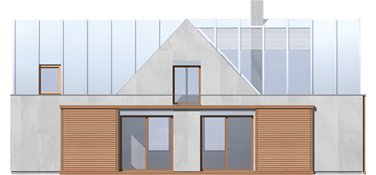 Nikita - Projekt domu Nikita - elewacja prawa
