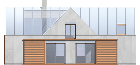 Nikita - Projekt domu Nikita - elewacja prawa