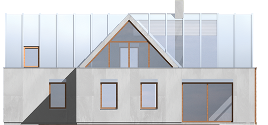 Nikita - Projekt domu Nikita - elewacja lewa