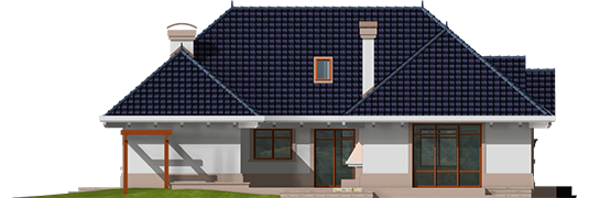 Lucia - Projekt domu Łucja - elewacja lewa