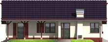 Romina G2 - Projekt domu Romina G2 - elewacja prawa