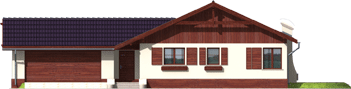 Romina G2 - Projekt domu Romina G2 - elewacja frontowa