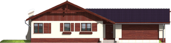 Romina G2 - Projekt domu Romina G2 - elewacja frontowa