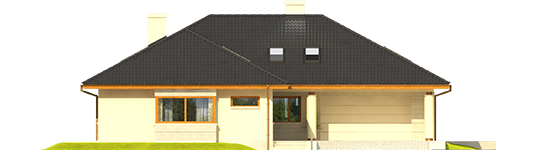 Alan IV G2 - Projekt domu Alan IV G2 - elewacja frontowa