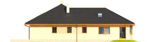 Alan IV G2 - Projekt domu Alan IV G2 - elewacja lewa