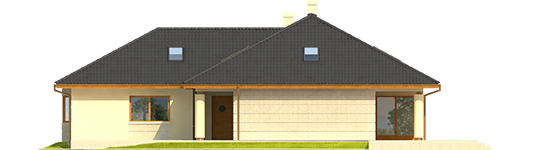 Alan IV G2 - Projekt domu Alan IV G2 - elewacja prawa