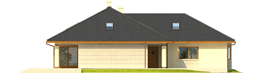 Alan IV G2 - Projekt domu Alan IV G2 - elewacja prawa