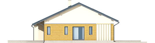 Armando G1 ENERGO - Projekt domu Armando G1 ENERGO - elewacja prawa