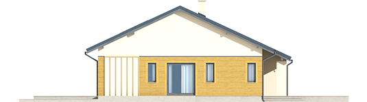 Armando G1 ENERGO - Projekt domu Armando G1 ENERGO - elewacja prawa