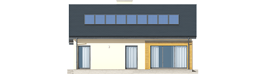 Armando G1 ENERGO - Projekt domu Armando G1 ENERGO - elewacja tylna