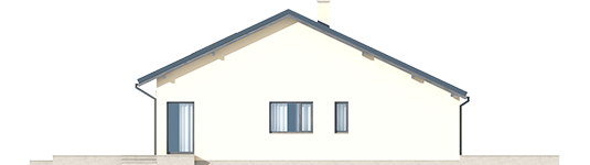 Armando G1 ENERGO - Projekt domu Armando G1 ENERGO - elewacja lewa