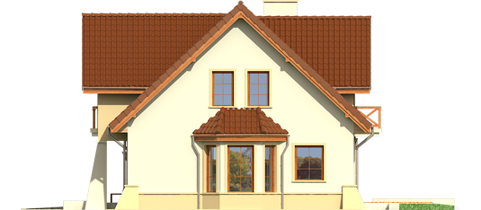 Andrew G1 - Projekty domów ARCHIPELAG - Andrzej G1 - elewacja prawa