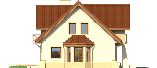 Andrew G1 - Projekty domów ARCHIPELAG - Andrzej G1 - elewacja prawa