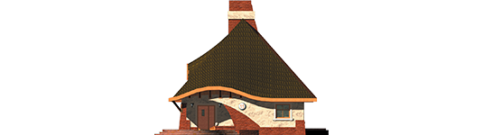 Zenon - Projekt domu Ziemowit - elewacja frontowa