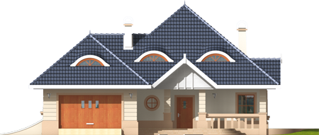 Daniela G2 - Projekt domu Daniela G2 - elewacja frontowa