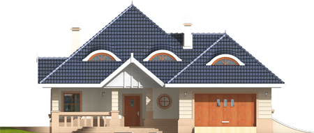 Daniela G2 - Projekt domu Daniela G2 - elewacja frontowa