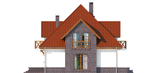 Grande G1 - Projekt domu Grande G1 - elewacja prawa