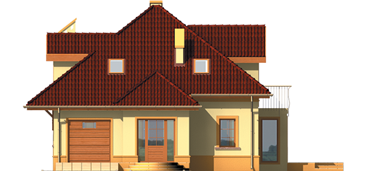 Melisa G1 - Projekt domu Melisa G1 - elewacja frontowa