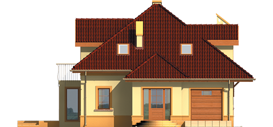 Melisa G1 - Projekt domu Melisa G1 - elewacja frontowa