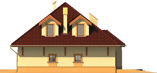 Melisa G1 - Projekt domu Melisa G1 - elewacja lewa