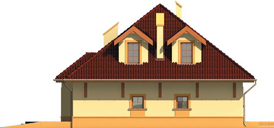 Melisa G1 - Projekt domu Melisa G1 - elewacja lewa