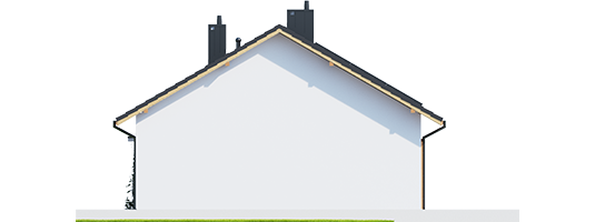 Elmo ENERGO - Projekt domu Elmo ECONOMIC - elewacja lewa