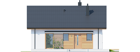 Elmo ENERGO - Projekt domu Elmo ECONOMIC - elewacja frontowa