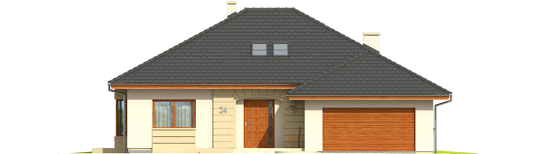 Kornelia III G2 - Projekt domu Kornelia III G2 - elewacja frontowa