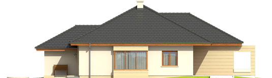 Kornelia III G2 - Projekt domu Kornelia III G2 - elewacja lewa