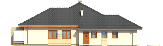 Kornelia III G2 - Projekt domu Kornelia III G2 - elewacja prawa