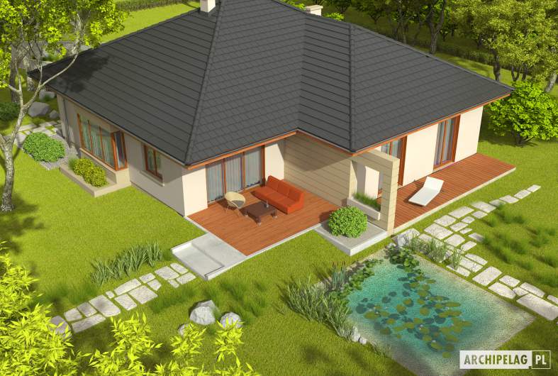 Projekt domu Kornelia III G2 - widok z góry
