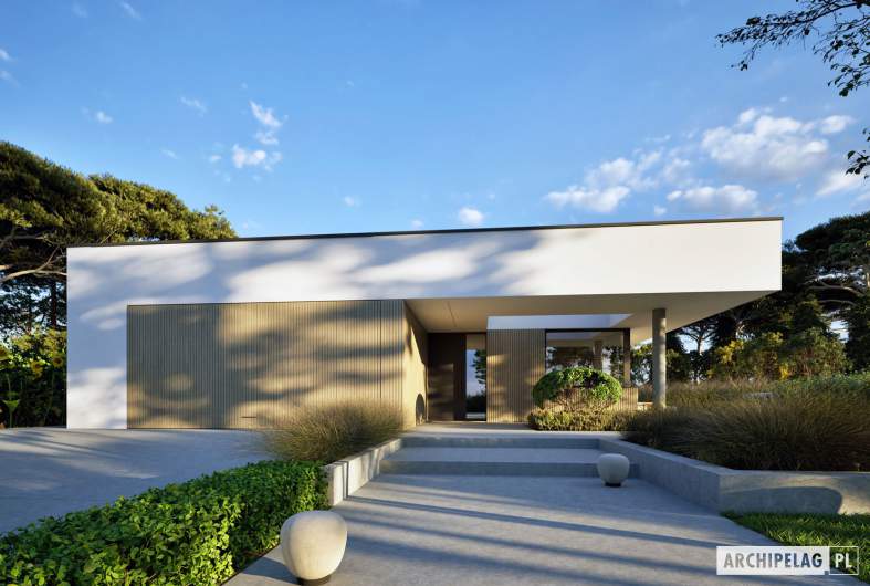 Projekt domu EX 21 G2 ENERGO PLUS - wizualizacja frontowa