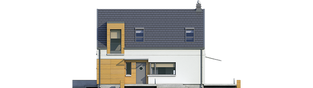 Projekt domu E10 ENERGO PLUS - elewacja frontowa
