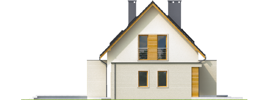 Nikodem G1 - Projekt domu Nikodem G1 - elewacja lewa