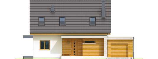 Nikodem G1 - Projekt domu Nikodem G1 - elewacja frontowa