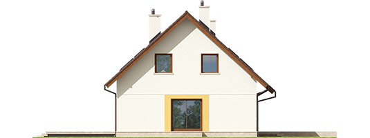 Marcin III G2 Mocca - Projekty domów ARCHIPELAG - Marcin III G2 Mocca - elewacja lewa