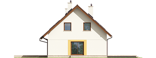 Marcin III G2 Mocca - Projekty domów ARCHIPELAG - Marcin III G2 Mocca - elewacja lewa