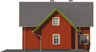 Malvine - Projekt domu Malwinka - elewacja prawa