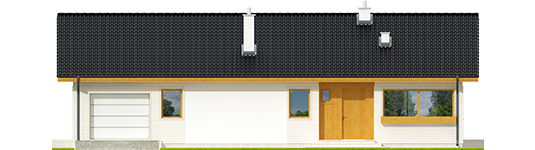 Eric G1 - Projekt domu Eryk G1 - elewacja frontowa