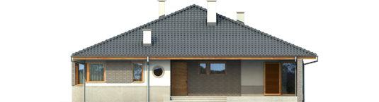 Florence - Projekt domu Florenc - elewacja frontowa