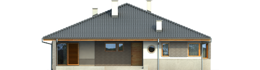 Florence - Projekt domu Florenc - elewacja frontowa