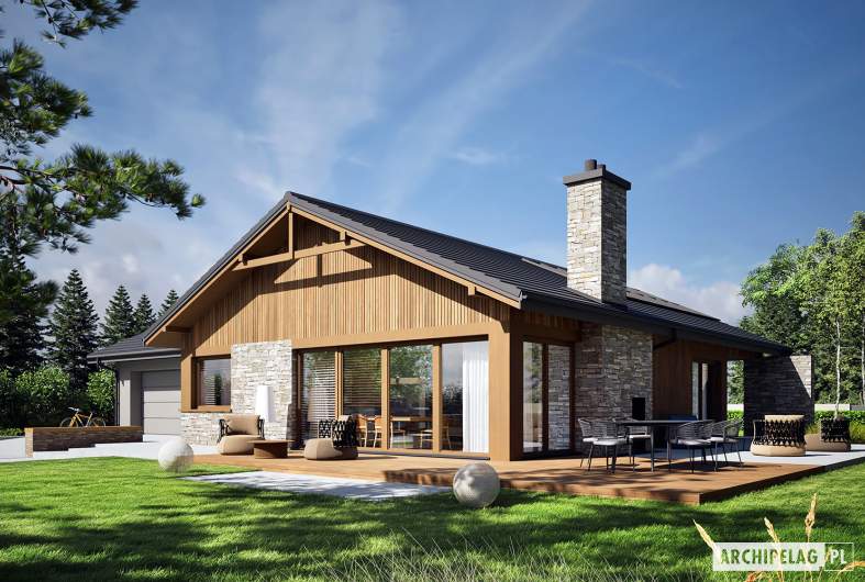 Projekt domu India G2 (wersja B) ENERGO PLUS - 
