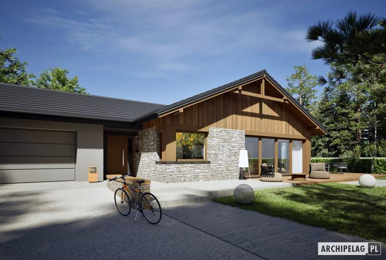 Projekt domu India G2 (wersja B) ENERGO PLUS - 