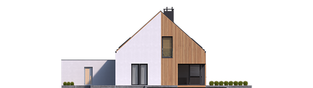 Projekt domu Daniel V G2 ENERGO PLUS - elewacja tylna