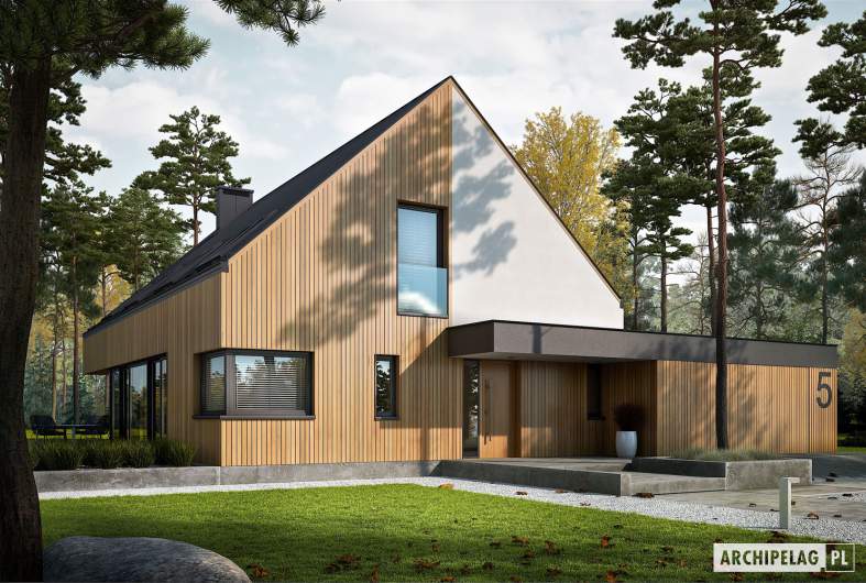 Projekt domu Daniel V G2 ENERGO PLUS - wizualizacja frontowa